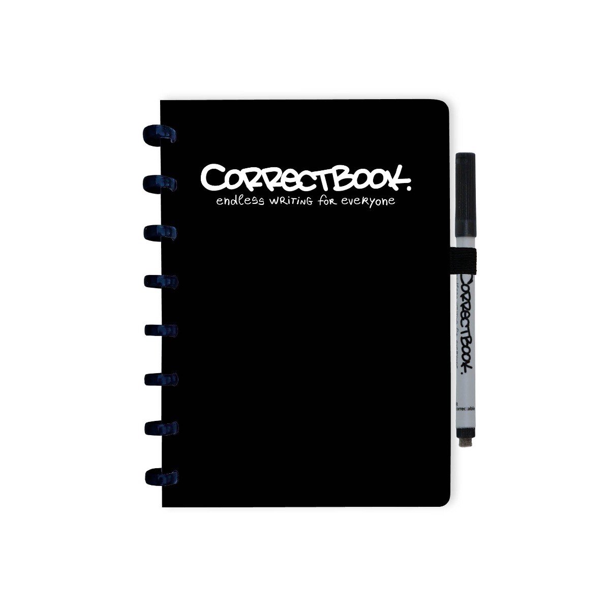 Correctbook Original Ink Black A5 blanco - Uitwisbaar / Whiteboard Notitieboek