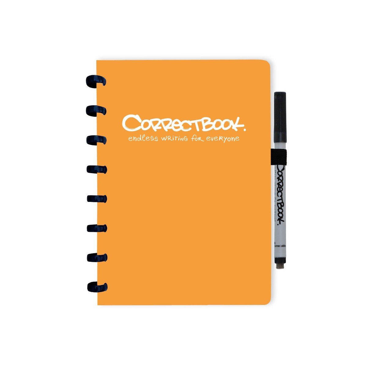 Correctbook Original Peachy Orange-Gelinieerd - Uitwisbaar / Whiteboard Notitieboek