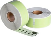 Dymo 99010 groen compatible labels, 89 mm x 28 mm, 260 etiketten, permanent