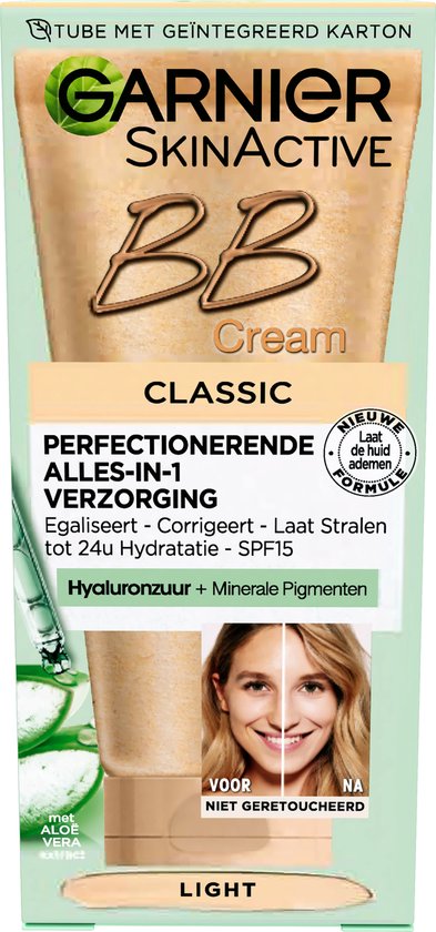 Garnier SkinActive BB Cream Classic Light 5-in-1 Verzorging - Getinte Dagcrème - 50 ml - Garnier
