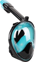 Atlantis Full Face Mask 2.0 - Snorkelmasker - Volwassenen - Zwart/Turquoise - S/M