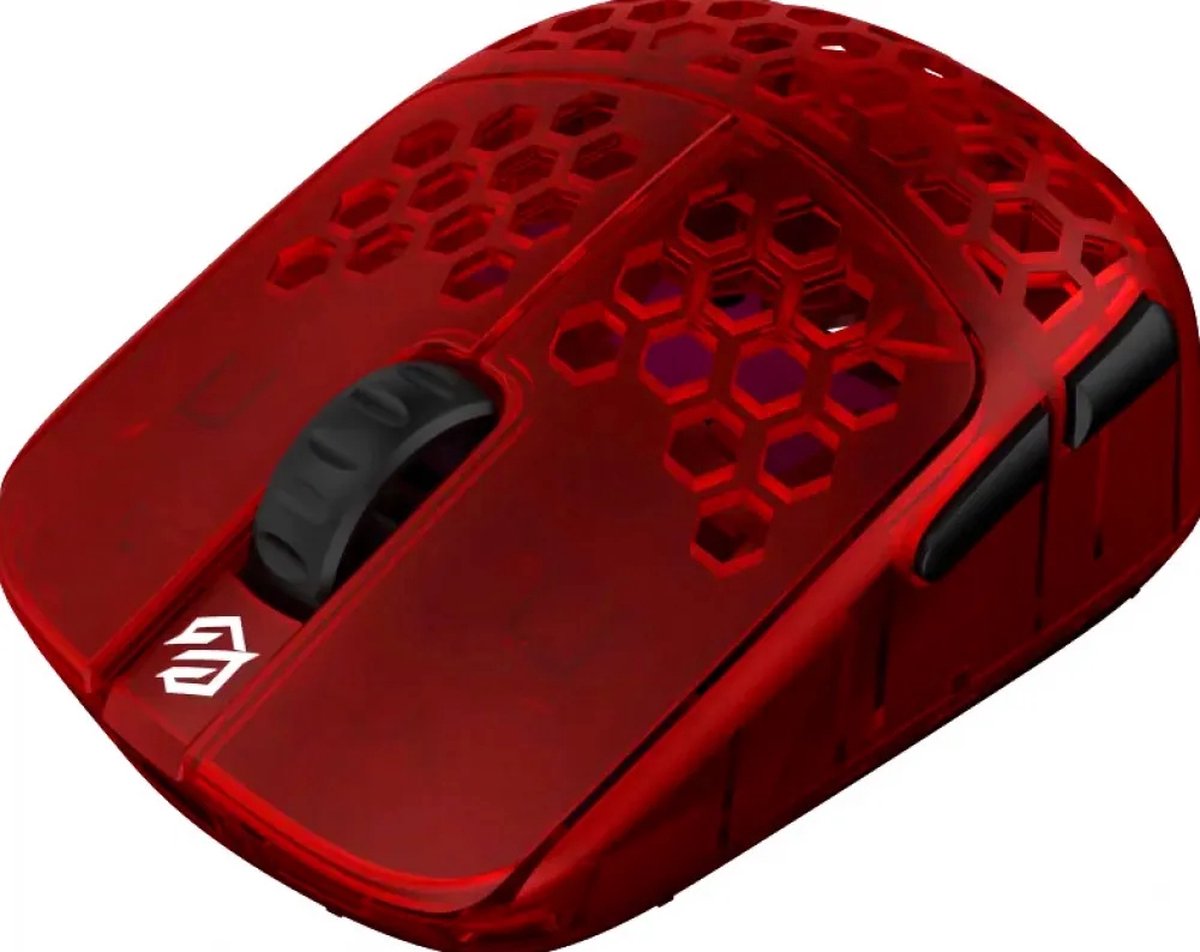 G-Wolves HSK Pro 4K Wireless Ruby Red - Souris - Sans fil - Pixart PMW-3395  - 26000