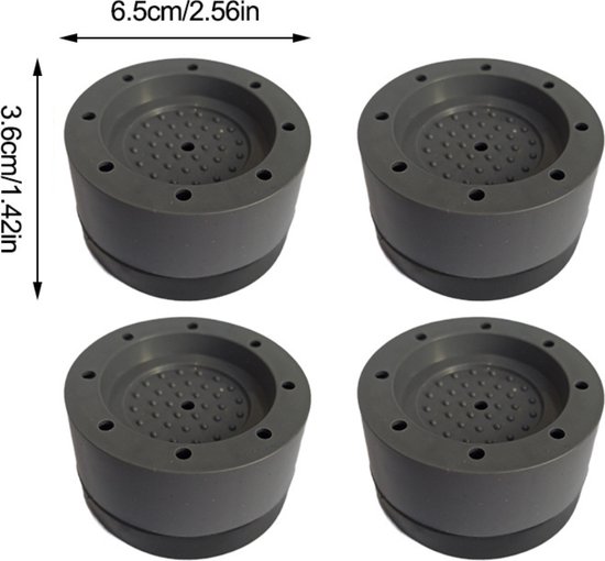 Wasmachine Verhoger - Koelkast Verhoger - Met Wielen - Wasdroger - Ombouw - 4 Stuks