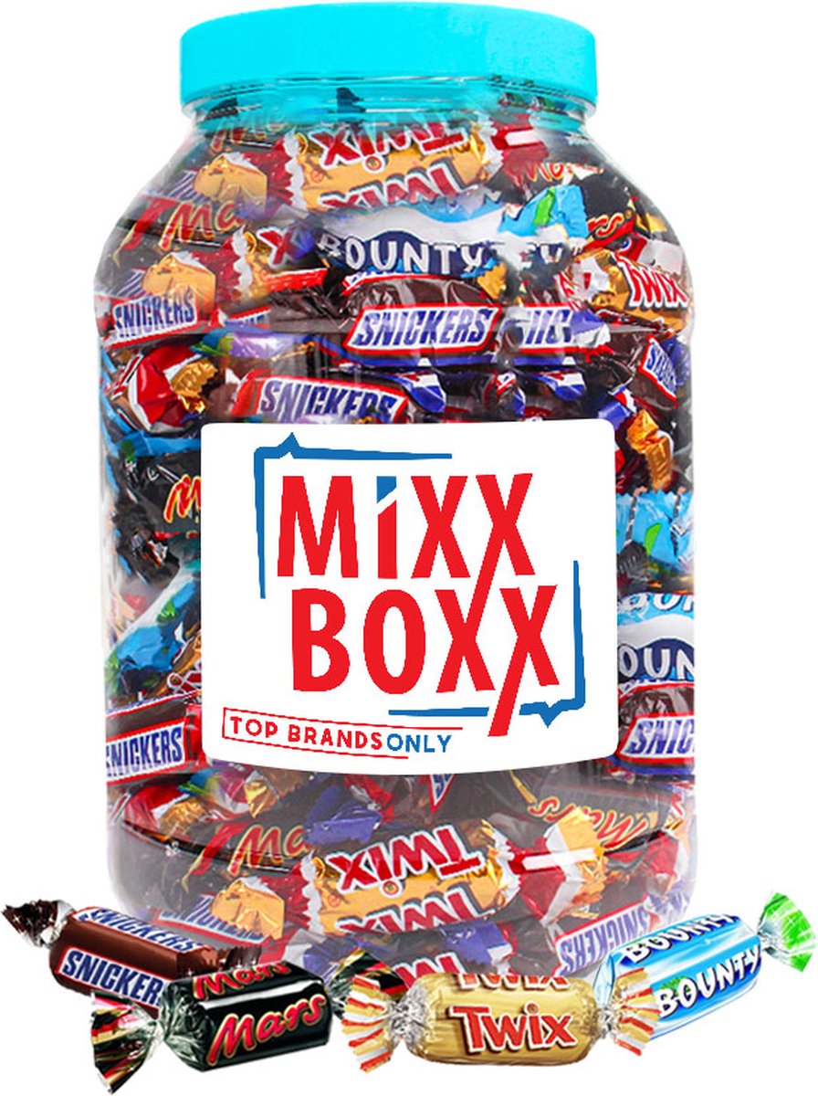 Mars Miniatures chocolade mix - Mars, Snickers, Twix & Bounty mini's - 1200g