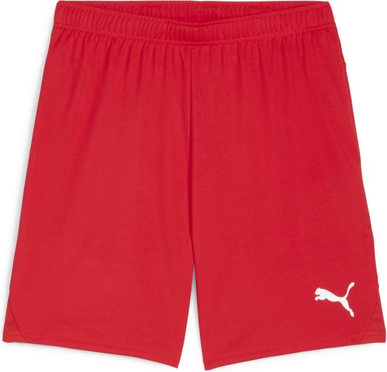 PUMA teamGOAL Shorts Heren Sportbroek - Puma Rood-Puma Wit - Maat L