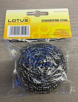 Lotus schuurspons staal 1 stuks