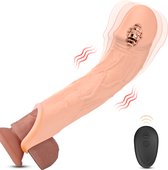 Axel - vibrerende penis sleeve - Vibrator - Penis Stimulator - Erotiek - Seks speeltjes - vibrator voor koppels – Seks toys - Met afstandsbediening