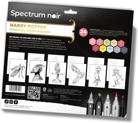 Spectrum Noir Pro Fan-art Harry Potter Kit | Michaels