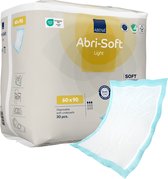Abena Abri-Soft Light Wegwerp Onderleggers Incontinentie - 30 Onderleggers - Voor bescherming van Matras, Bank of Stoel - Tot 700ml absorptie - Waterdicht - Duurzaam - 90 x 60 cm