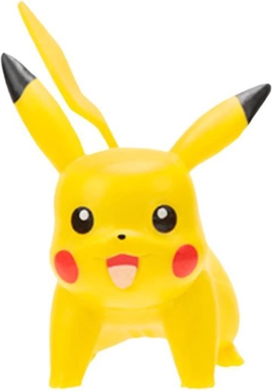Bandai - Pokémon - 8 figurines de combat - Pack de 8 figurines Pikachu -  JW2604