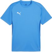 PUMA teamGOAL Jersey Heren Sportshirt - Electric Blauw Lemonade-PUMA Wit-PUMA Team Royal - Maat XL