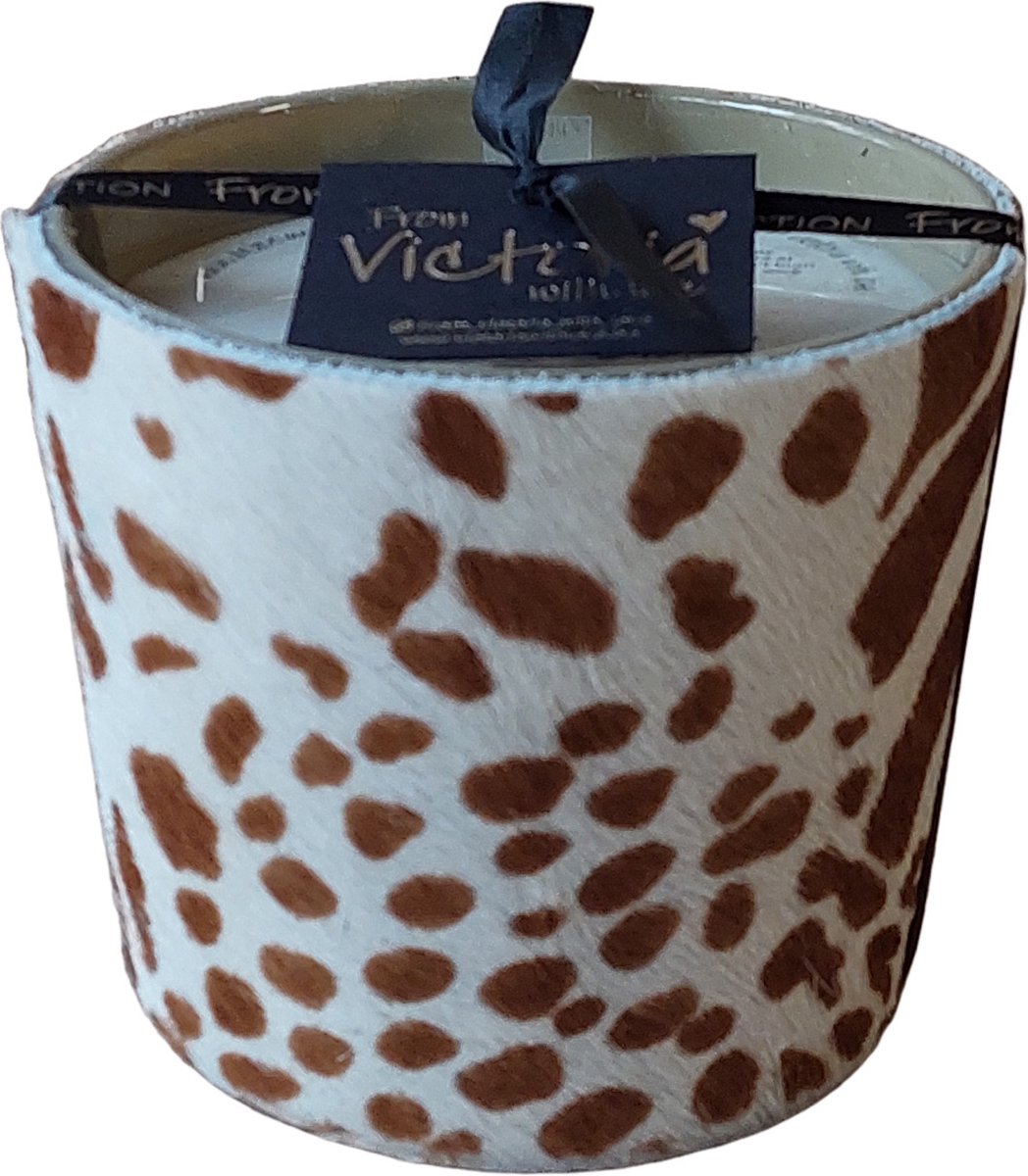 Victoria with love kaars - Printed giraf - Camel - maat S