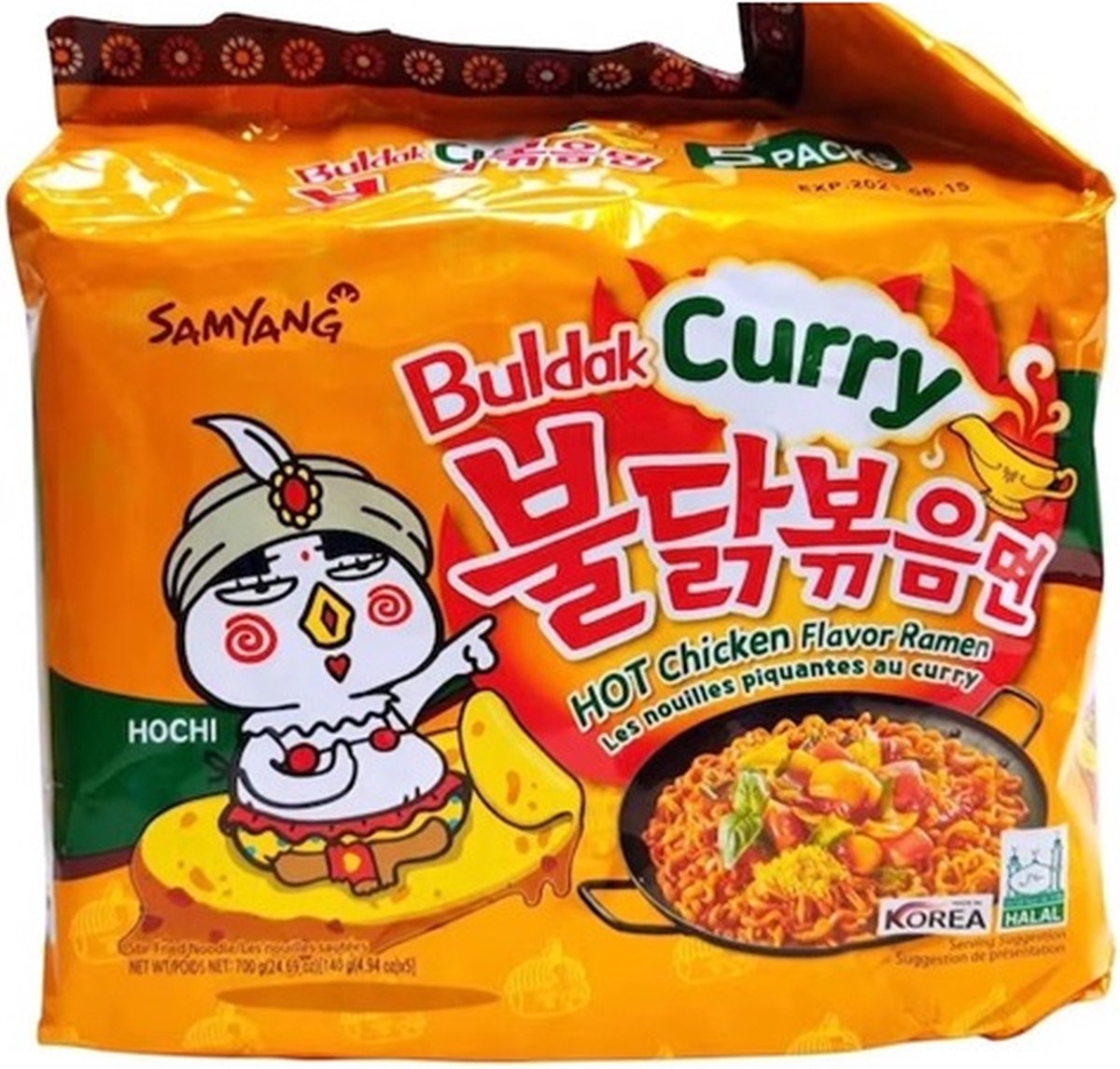Damsouq Instant Noedels Noodles Mixpakket Samyang Buldak Curry En X