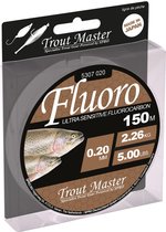 Trout Master Fluoro Ultra Sensitive Fluorocarbon 150m - Maat : 0.18mm (1,81 kilo)