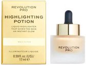 Makeup Revolution Pro Highlighting Potion- Gold Elixir - 17 ml