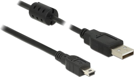 Cablexpert USB Type A naar Mini USB kabel 1.8m Cablexpert USB Type A naar Mini USB kabel 1.8m