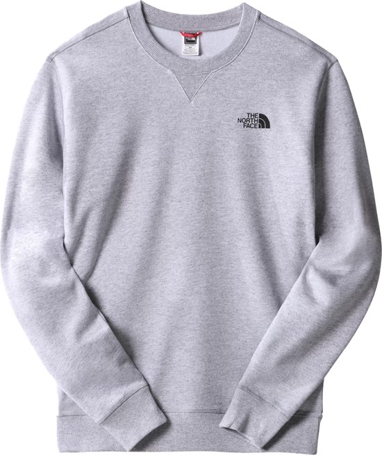 The north face simple dome sweater in de kleur grijs.