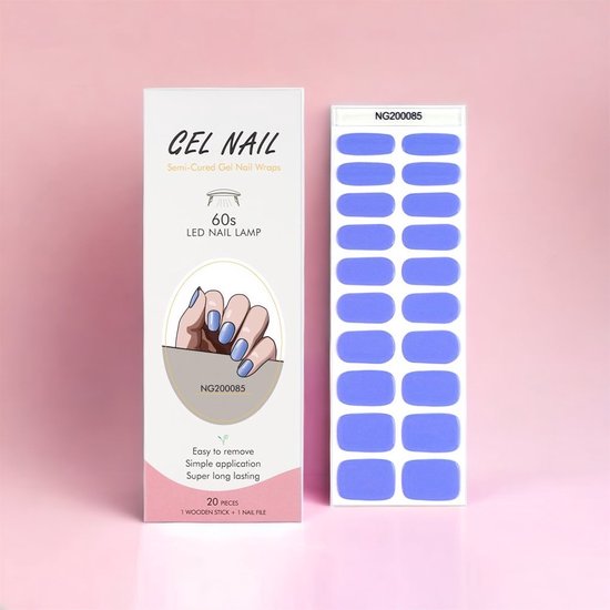 Foto: Nailglow gel nagel wraps blauw paars gel nagel stickers gel nagel folie nail wraps bij elke 2 pakjes die je besteld ontvang je een gratis nagelriemolie pen t w v 7 85 gel nail stickers nail art nail foil