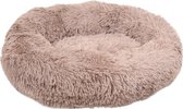 Bol.com HONDENMAND DONUT ROND LICHTBRUIN 50CM aanbieding