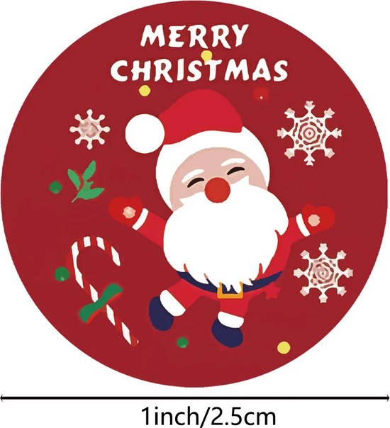 Étiquettes cadeaux de Noël GEAR 3000® - Autocollants de Noël - Autocollants de Noël - pour emballages de Noël / Sacs de Noël - 24 pièces