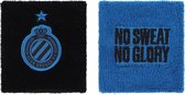 Club Brugge polsbanden 2 stuks blauw/zwart
