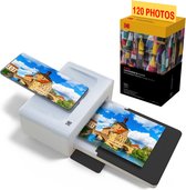 KODAK - Pack Imprimante PD460 + Cartouche et Papier pour 120 Photos - Photo Bluetooth & Docking - Format Carte Postale 10x15 cm