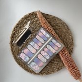 NailWrapz - Mystic Marble - Nail wraps - autocollants pour ongles - aucune lampe UV requise - Manucure maison
