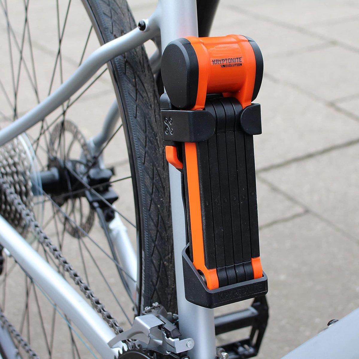 Kryptonite Evolution 790 Vouwslot – ART-2 slot – Vouwslot (elektrische) fiets – 90 cm lang - Zwart/Oranje thumbnail 5