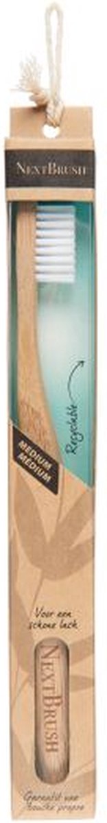 Goedkoopste x6 Nextbrush bamboe tandenborstel medium