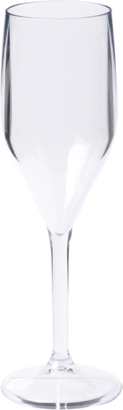 DEPA Champagneglazen - 4x - onbreekbaar kunststof - 150 ml - feest glazen