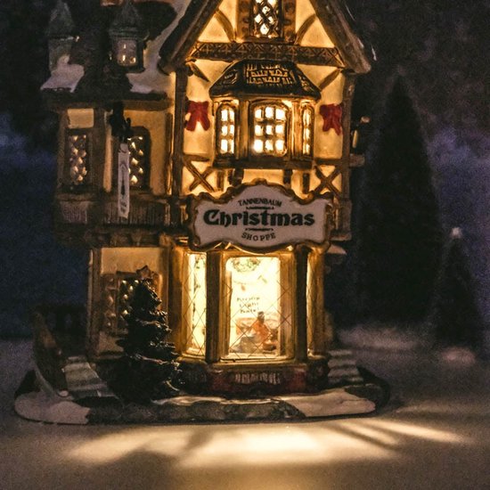 Lemax Tannenbaum Christmas Shoppe Kerstdorpen - Met verlichting - Lemax