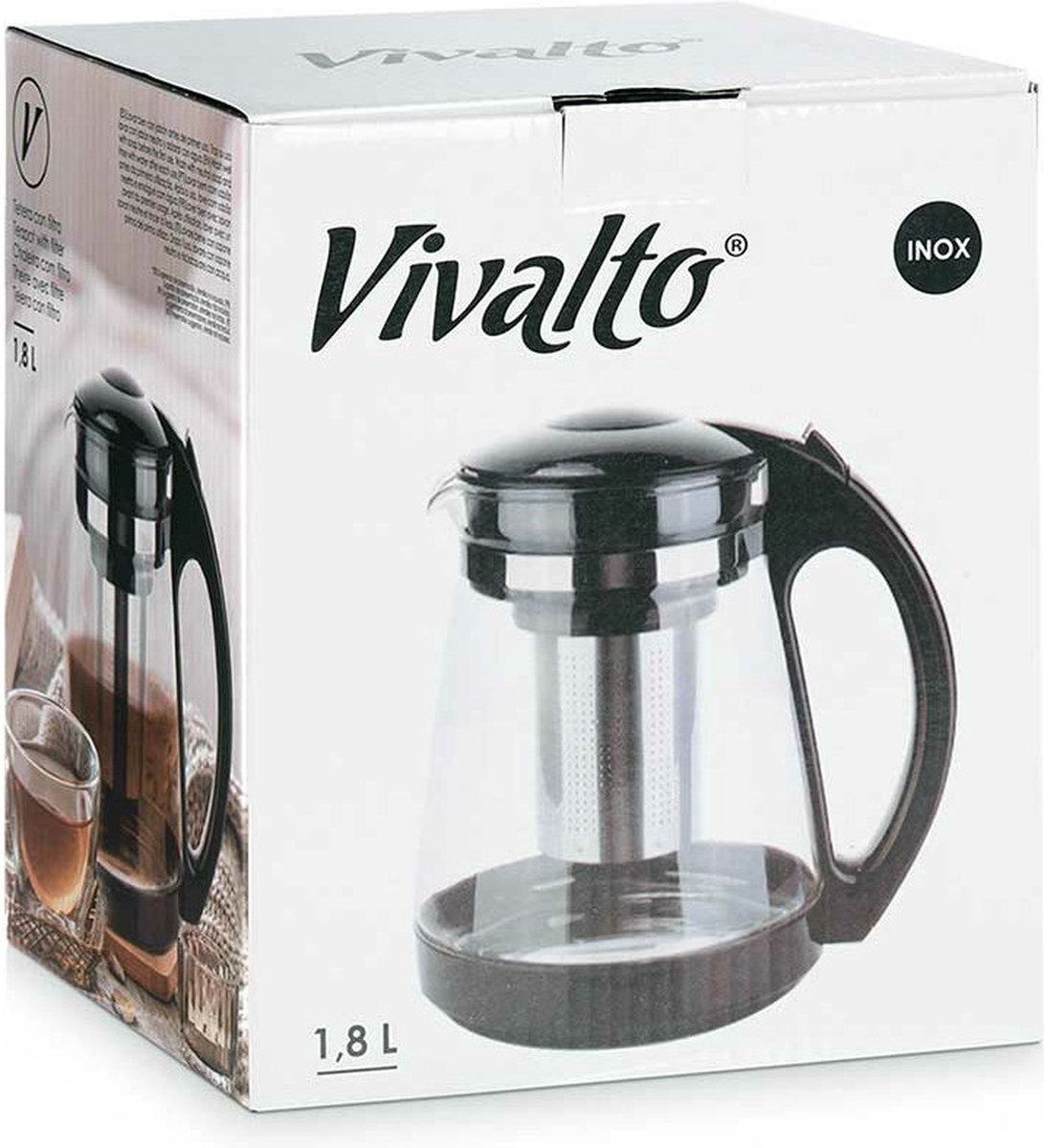 Théière avec infuseur, 1,8 l, Vivalto