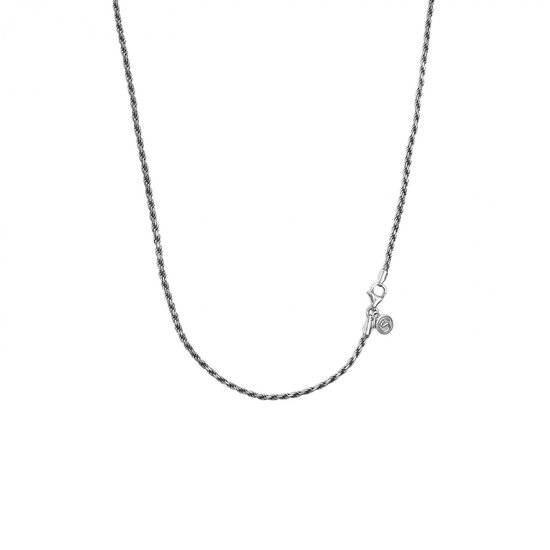 SILK Jewellery - Zilveren Ketting - Double linked - 685.45 - Maat 45,0