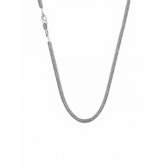 SILK Jewellery - Zilveren Ketting - Roots - 637.50 - Maat 50,0