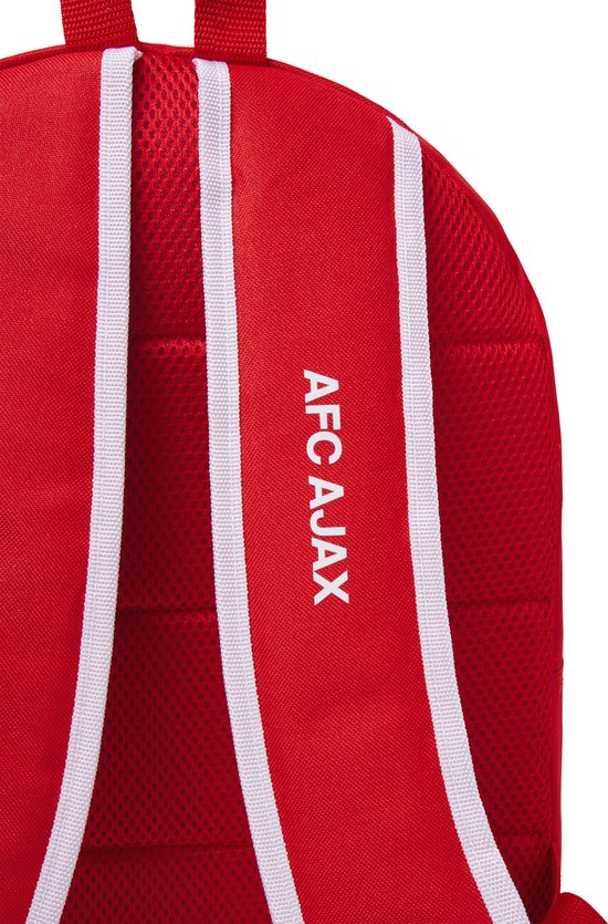 Ajax-rugtas groot wit/rood/wit logo kruizen - Ajax