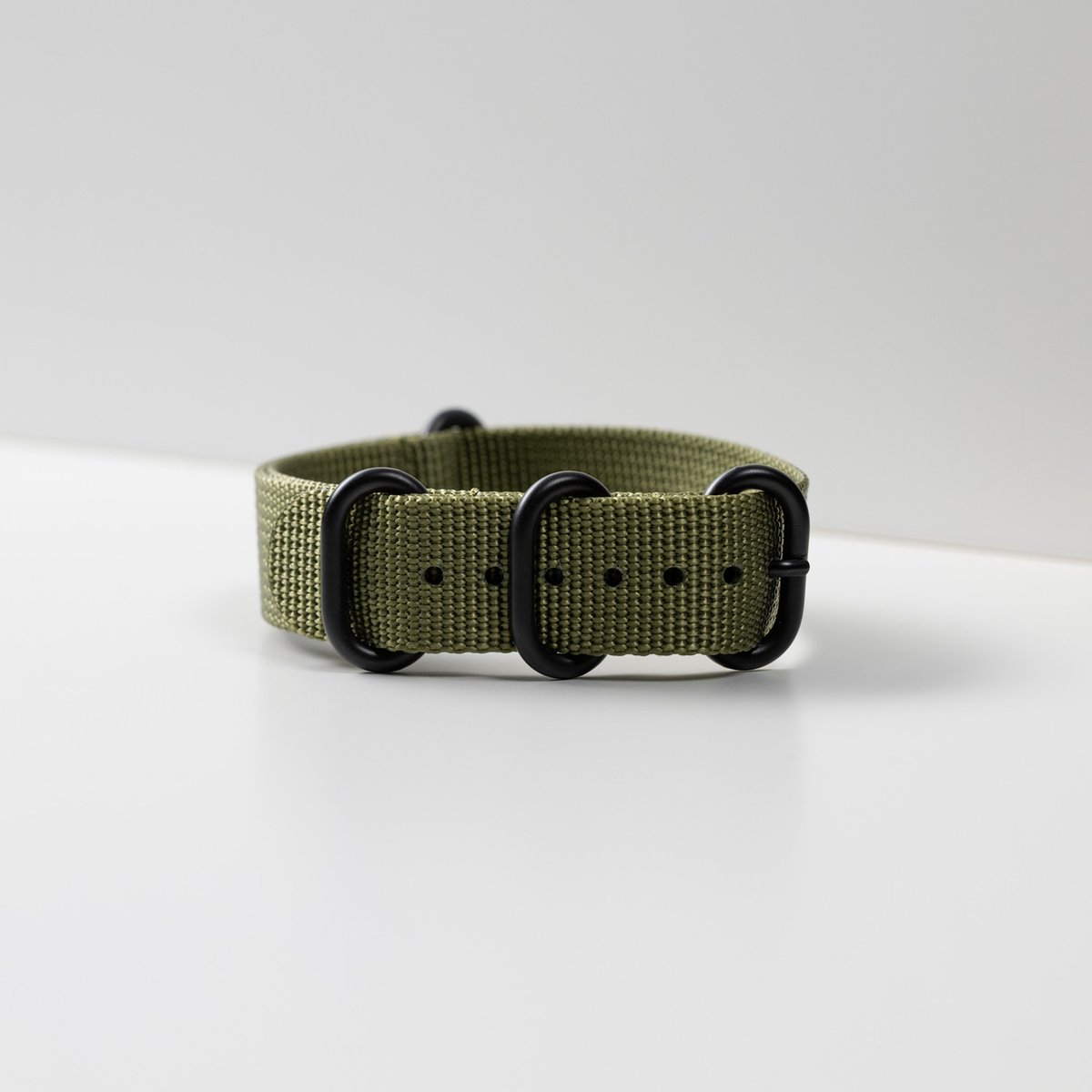 The Watch Lifestyle Store | Canvas horlogeband groen 20 mm