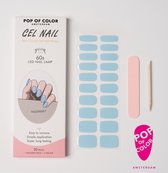 Pop of Color Amsterdam - Kleur: Ice Ice Baby - Gel nail wraps - UV nail wraps - Gel nail stickers - Gel nail foil - Nail stickers - Gel nagel wraps - UV nagel wraps - Gel nagel stickers - Nagel wraps - Nagel stickers