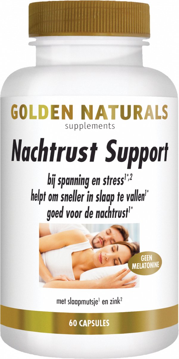 Goedkoopste Golden Naturals Nachtrust Support (60 veganistische capsules