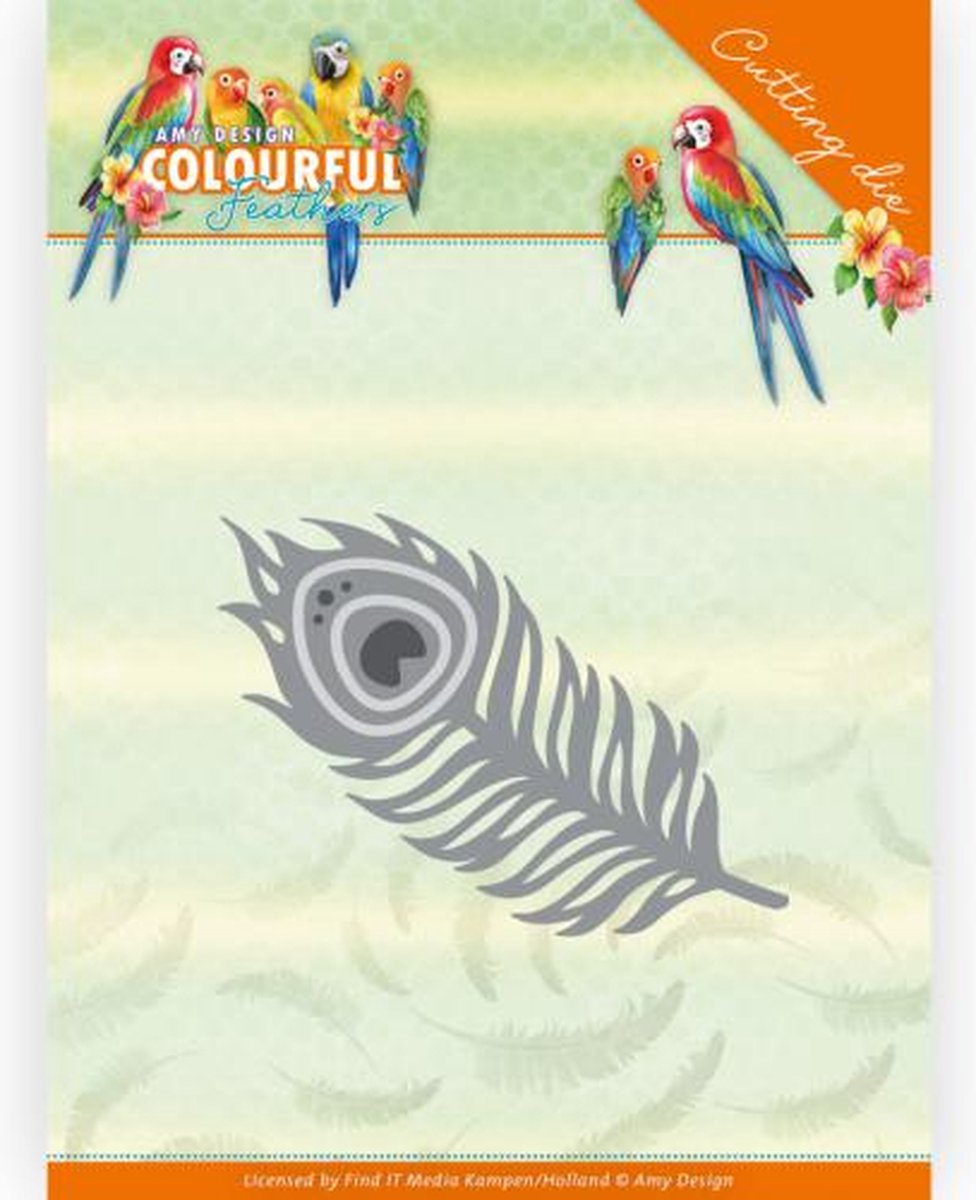 Dies - Amy Design - Colourful Feathers - Feather