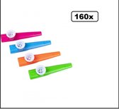 160x instrument de musique Kazoo couleurs assorties - offre discount