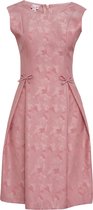 La V Feestelijke jurk met strikken aan de taile Rose - 170