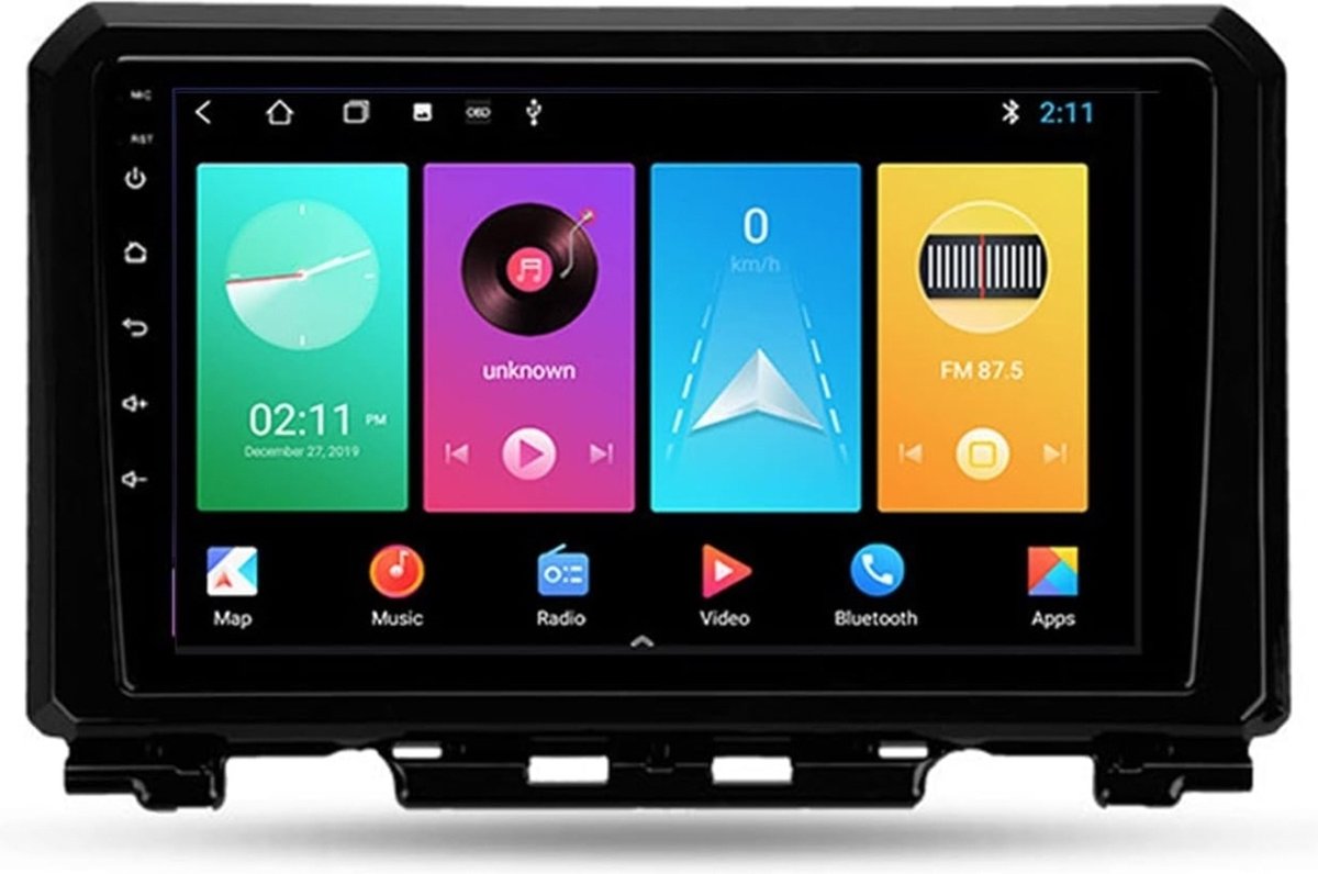 Android 10.0 Auto Stereo, Radio voor Suzuki GPS Navigatie 9 Inch Head Unit MP5 Multimediaspeler Video-ontvanger met 4G / 5G WIFI DSP RDS FM Mirrorlink..