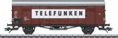 Marklin 46169 DB H0 Wagon de marchandises fermé type Gbkl "TELEFUNKEN" - Maquette - Train miniature