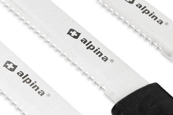 Alpina steakmessen - 22.8 cm - 6 stuks - Alpina Kitchen & Home