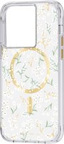 MagSafe iPhone 15 Pro Max Hoesje Witte Bloemen - Case Mate Rifle Paper Co.