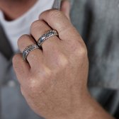 SILK Jewellery - Zilveren Ring - Bold - 353.19,5 - Maat 19,5