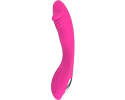 Foto: Playbird g spot vibrator vibrator voor vrouwen waterdicht met ribbels vibromasseur fuchsia