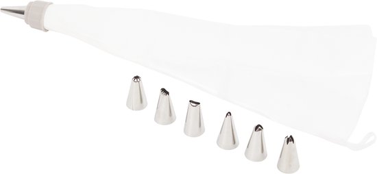 Decora botercrème spuitmond Tulp met 6 blaadjes #244 - www