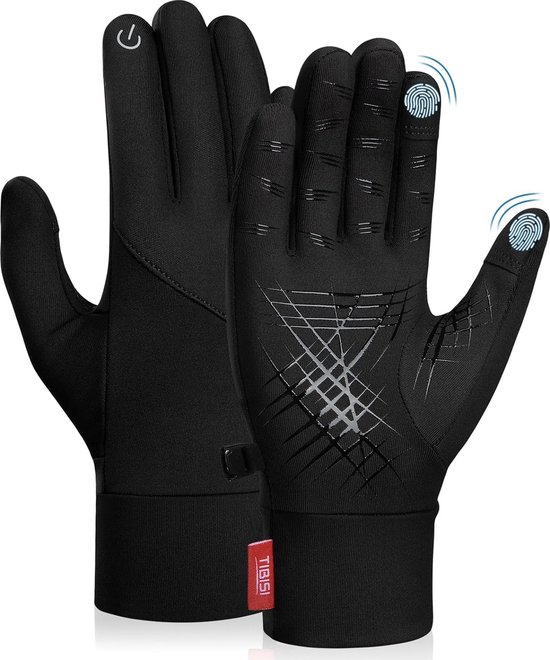 Touchscreen-winterhandschoenen, voor heren en dames, 2 stuks