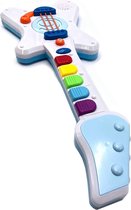 Speelgoedgitaar met Licht en Geluid - Tachan - Elektrisch Gitaar voor Kinderen en Baby - Inclusief Batterijen - 45 cm